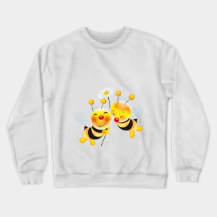 bees in love Crewneck Sweatshirt